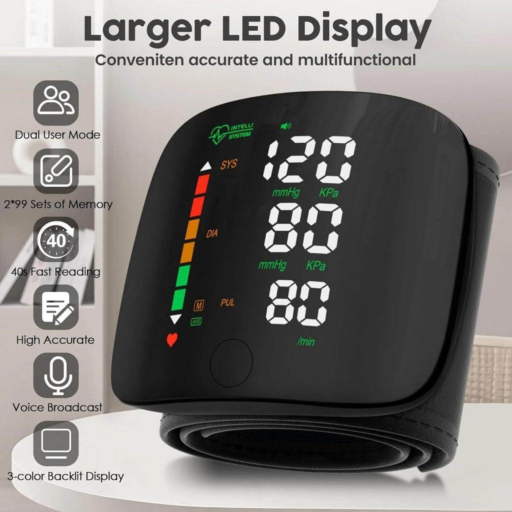 New 2026 Automatic Wrist Blood Pressure Monitor