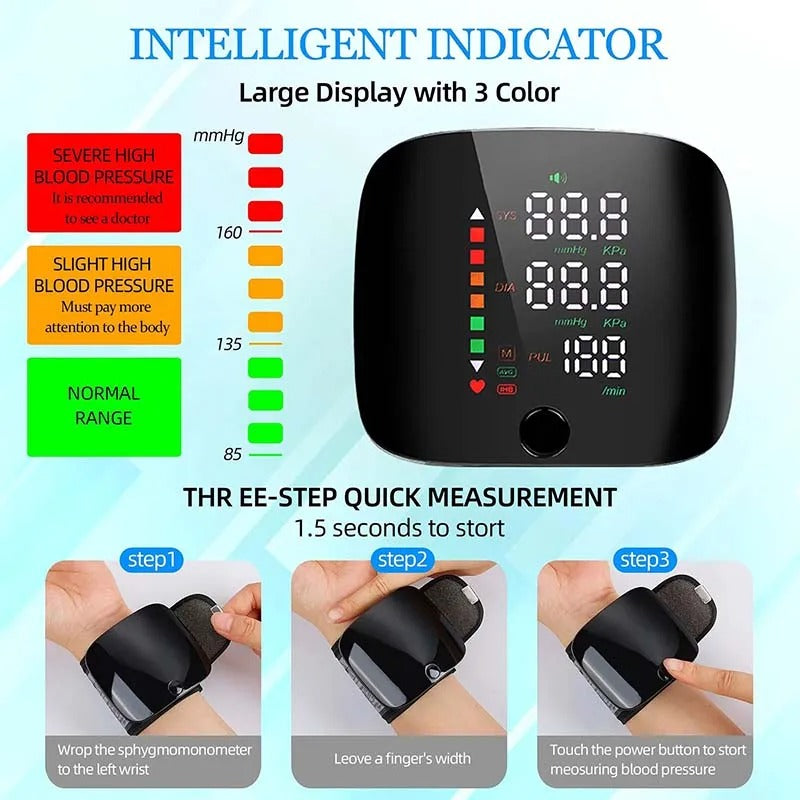 Automatic Wrist Blood Pressure Monitor
